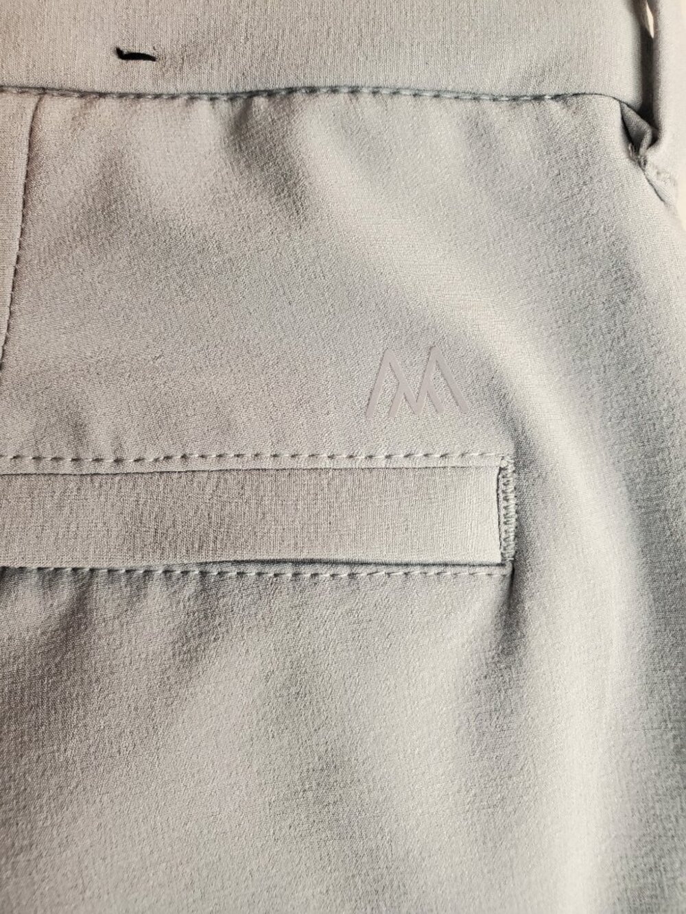 MIZZEN & MAIN SZ 36 Men's Helmsman Slim Chino Performance Pants in Gray/Greige - Picture 2 of 5